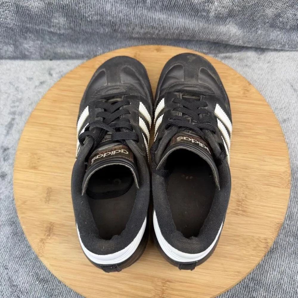 Adidas Samba Shoes Mens Size 5.5 Black Leather Indoor Soccer Sneakers 036516